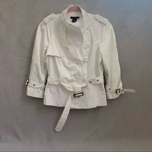 Short Trench Coat Jacket
